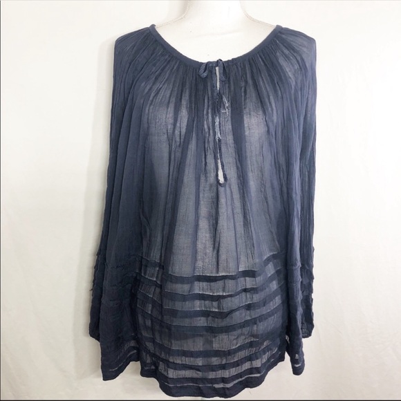 Free People  ‘Tie that Binds’ Blouse    F134 - Picture 3 of 8